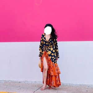 Floral maxi dress for vaca